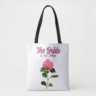 Rosa Blume Rosa-Rosa-Hydrangea Tasche