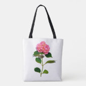 Rosa Blume Rosa-Rosa-Hydrangea Tasche (Rückseite)