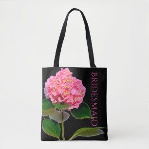 Rosa Blume Rosa, rosa, rosafarbene Hydrangea Tasche