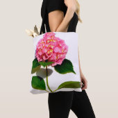 Rosa Blume Rosa, rosa, rosafarbene Hydrangea Tasche (Von Nahem)