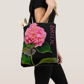 Rosa Blume Rosa, rosa, rosafarbene Hydrangea Tasche (Von Nahem)