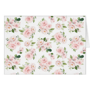 Rosa Blume, rosa Rosen, Aquarellfarben-Blume