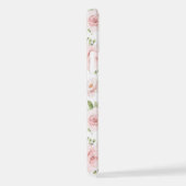 Rosa Blume, rosa Rosen, Aquarellfarben-Blume iPhone Hülle (Rechte Seite)