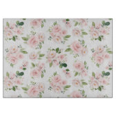 Rosa Blume, rosa Rosen, Aquarellfarben-Blume Schneidebrett (Vorderseite)