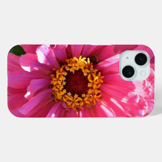 Rosa Blume Rosa Zinnia Case-Mate iPhone Hülle (Rückseite (Horizontal))