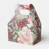 Rosa Blume Rosa Zitronen Blumenstrauß Geschenkschachtel (Rückseite)