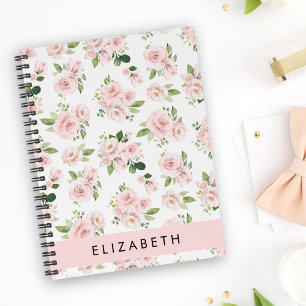 Rosa Blume, Rose, Aquarell-Blume, Ihr Name Planer