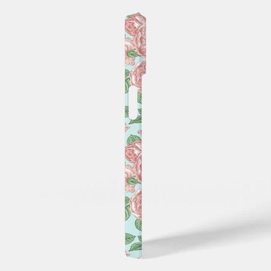 Rosa Blume Rose Garten Bouquet Muster Case-Mate iPhone Hülle (Rückseite / Rechts)