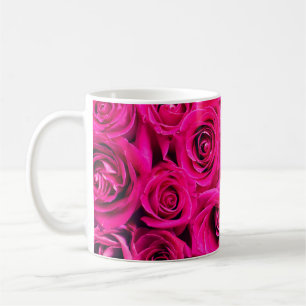 Rosa Blume Rose Hintergrund Kaffeetasse