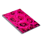 Rosa Blume Rose Hintergrund Notizblock (Rechte Seite)