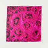 Rosa Blume Rose Hintergrund Wandteppich (Vorderseite (Horizontal))