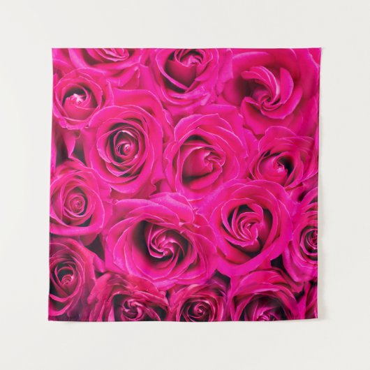 Rosa Blume Rose Hintergrund Wandteppich (Vorderseite)
