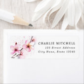 Rosa Blume Rücksendeadresse (Insitu)