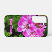 Rosa Blume - Samsung Galaxy Hülle (Rückseite (Horizontal))