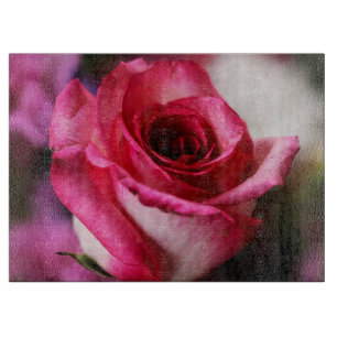 Rosa Blume Schneidebrett