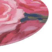 Rosa Blume Schneidebrett (Ecke)