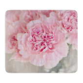 Rosa Blume Schneidebrett (Vorderseite)