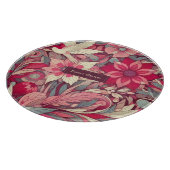 Rosa Blume Schneidebrett (Ecke)