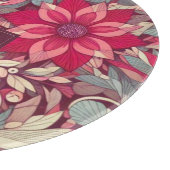 Rosa Blume Schneidebrett (Ecke)