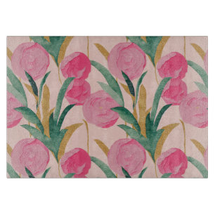 Rosa Blume Schneidebrett