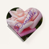 Rosa Blume Schöne Gartenanlage Florenz Notizblock (Vorderseite)