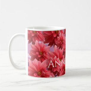 Rosa Blume Schönheit Kaffeetasse