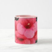 Rosa Blume Schwarz 325 ml Ringer Combo Tasse (Zentrum)