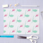 Rosa Blume Seidenpapier (Handwerk)