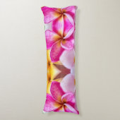 Rosa Blume Seitenschläferkissen (Vorderseite Vertikal)