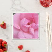 Rosa Blume Serviette (Beispiel)
