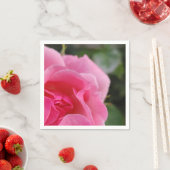 Rosa Blume Serviette (Beispiel)
