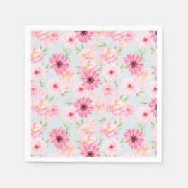 Rosa Blume Serviette