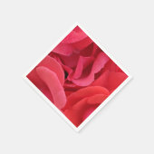 Rosa Blume Serviette (Ecke)