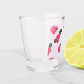 Rosa Blume Shotglas Schnapsglas (Links)