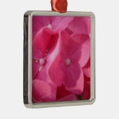 rosa Blume Silbernes Ornament (Rechts)