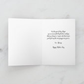 Rosa Blume Sister Happy Mother Day Card Karte (Innenseite)