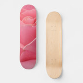 Rosa Blume Skateboard (Vorderseite)