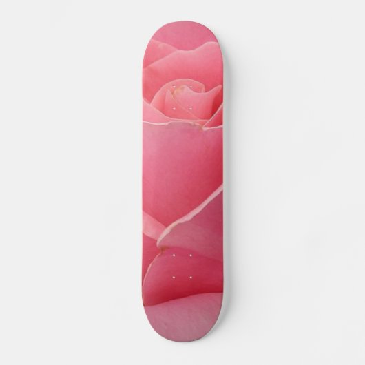 Rosa Blume Skateboard (Vorderseite)