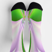 Rosa Blume Socken (Oben)