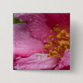 Rosa Blume Stamens Button