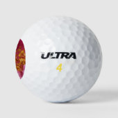 Rosa Blume Stamens Golfball (Logo)