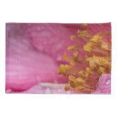 Rosa Blume Stamens Kissenbezug (Rückseite)