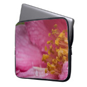 Rosa Blume Stamens Laptopschutzhülle (Vorderseite Links)