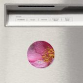 Rosa Blume Stamens Magnet (In Situ (Geschirrspüler))