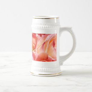 Rosa Blume Steins Custom Holiday Geschenke Bierglas