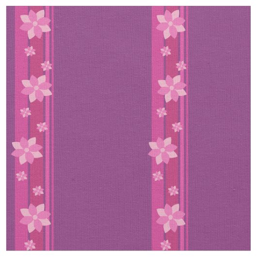 Rosa Blume Stoff (Nahaufnahme)