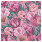Rosa Blume Stoff (Muster)