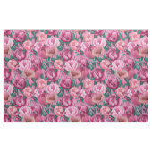 Rosa Blume Stoff (Fat Quarter (45,7 x 55,9 cm))
