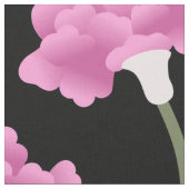 Rosa Blume Stoff (Nahaufnahme)