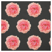 Rosa Blume Stoffe, schwarz Stoff (Muster)